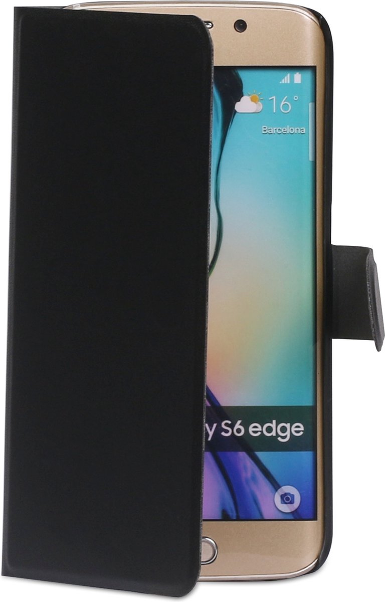 Qtrek Zwart Wallet Case Samsung Galaxy S6 Edge