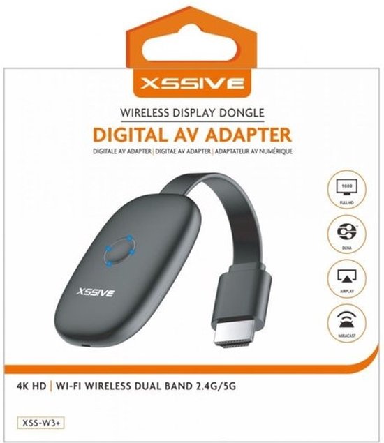 Dongle Wifi HDMI - Prise en charge du son surround - Streaming vidéo HD -  Lecteur... | bol