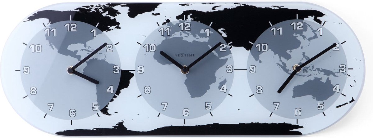 NeXtime - Grote Wandklok 50cm Koepelvormig Glas kopen? Shop bij fonQ NeXtime - Grote Wandklok 50cm Koepelvormig Glas kopen? Shop bij fonQ