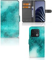 GSM Hoesje OnePlus 10 Pro Fotohoesje Painting Blue