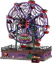 Lemax - Web Of Terror Ferris Wheel, With 4.5v Adaptor - Kersthuisjes & Kerstdorpen
