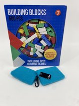 lego bouwblokken - 500 stuks - grootverpakking - Standaard bouwstenen - knutselen NU inclusief Free zweetbandjes