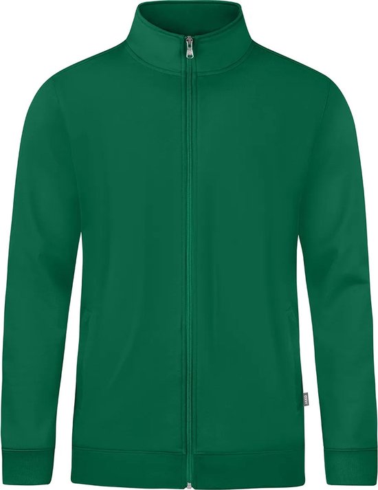 Jako Doubletex Sweaterjas Heren - Groen | Maat: L