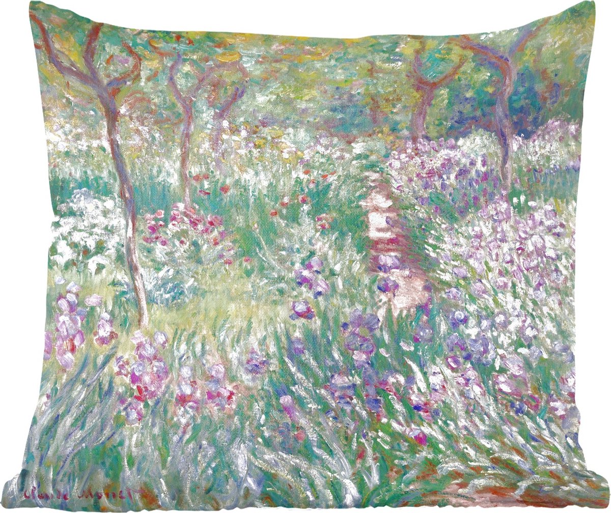 Sierkussens Kussentjes Woonkamer 40x40 cm De tuin van de kunstenaar te Giverny