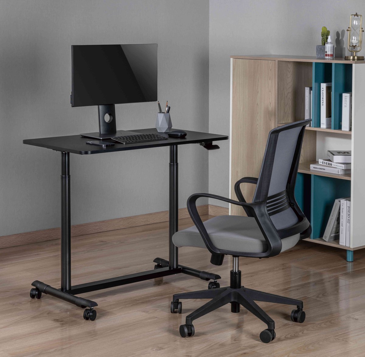 VDD Gaming Bureau zit sta verrijdbaar - laptoptafel thumbnail 3