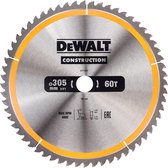 DeWALT Cirkelzaagblad voor Hout | Construction | Ø 305mm Asgat 30mm 60T - DT1960-QZ