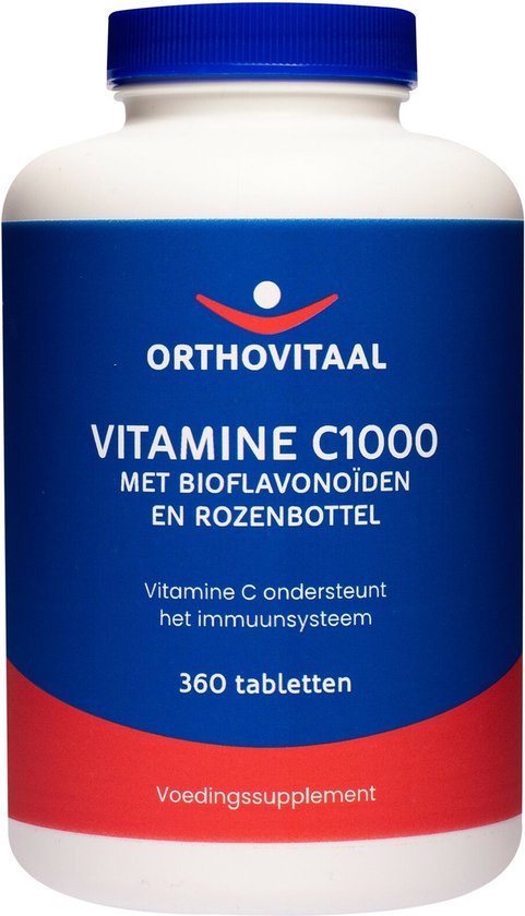 Orthovitaal - Vitamine C 1000 - 360 tabletten - Vitaminen - vegan - voedingssupplement