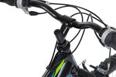 Ks Cycling Fiets Kinder-Mountainbike 24'' Zodiac RH 38 cm zwart-groen - 38 cm