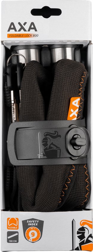 ervaring Negen Mangel AXA Foldable 800 Vouwslot - Fietsslot - Met Houder - 100 cm - Zwart |  bol.com
