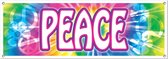 Sixties peace banner 150 cm
