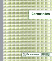 Commandes Exacompta, ft 21 x 18 cm, duplicata, en français