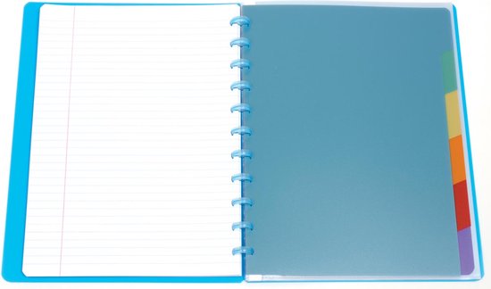 Atoma Toebehoren voor schriften set van 6 tabbladen uit PP in 6 kleuren |  bol.com
