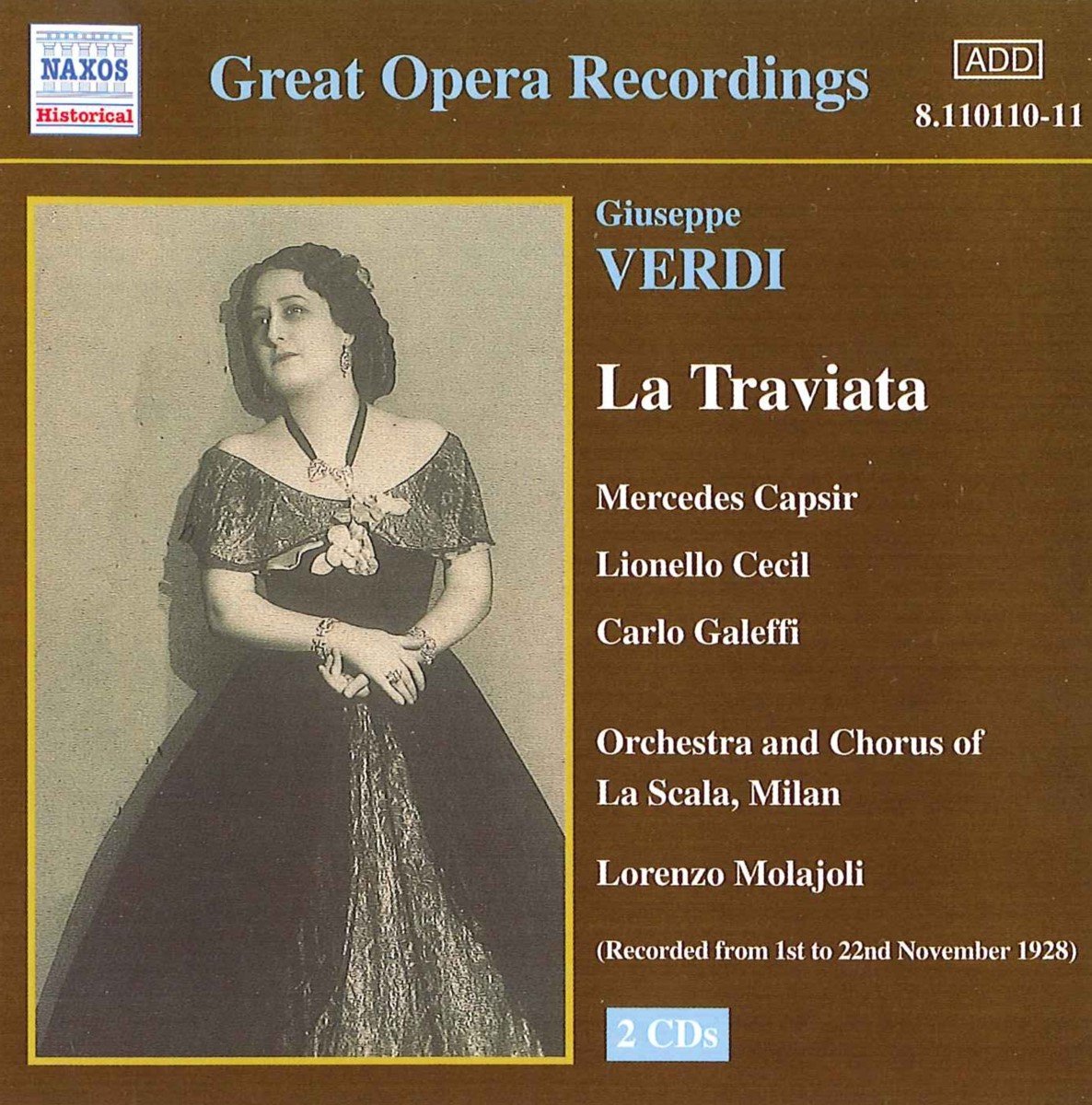 Mercedes Capcsir - Verdi: La Traviata (2 CD)