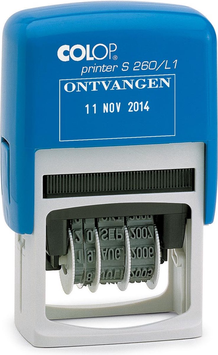 Colop tekststempel met datum Printer tekst: ONTVANGEN