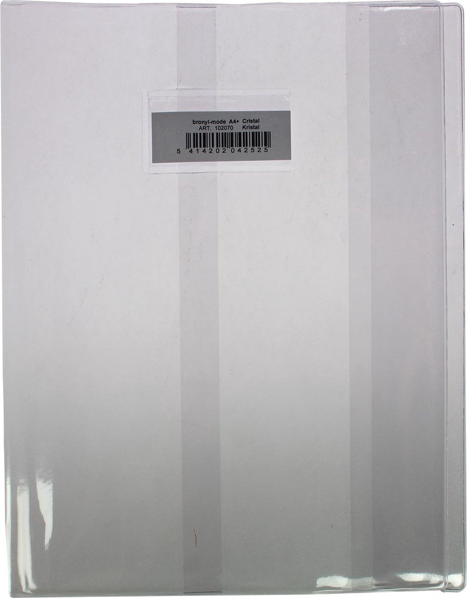 Bronyl schriftomslag ft 21 x 29,7 cm (A4), kristal 10 stuks