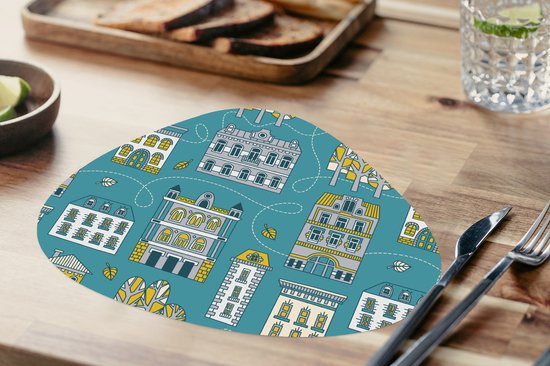 Set de table bio - Napperons bio - Sets de table - Automne - Motifs - Maison - 10 pièces