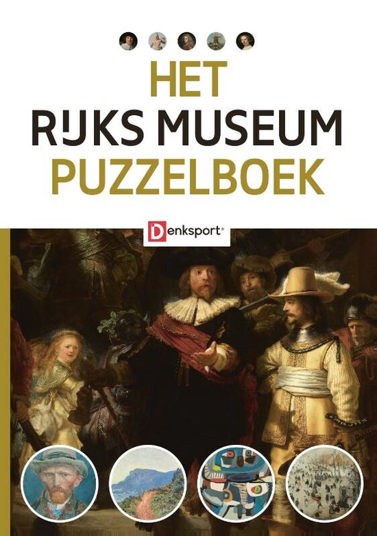 Boek cover Denksport  -   Het Rijksmuseum puzzelboek van Denksport (Paperback)