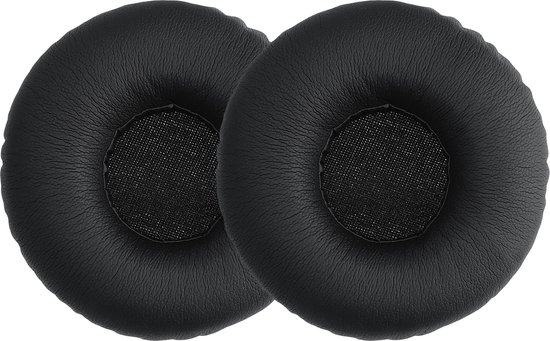 kwmobile 2x oorkussens compatibel met JBL Quantum 300 oorkussens - Earpads voor koptelefoon - Kunstleer en schuim in zwart