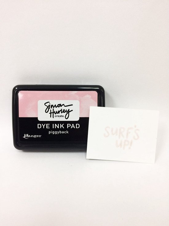 Ranger Simon Hurley create Dye Ink pad Piggyback