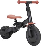 Tricycle Topmark 4 en 1 - Vélo d' Balance - Vélo d'équilibre - Kaya - Zwart- Marron