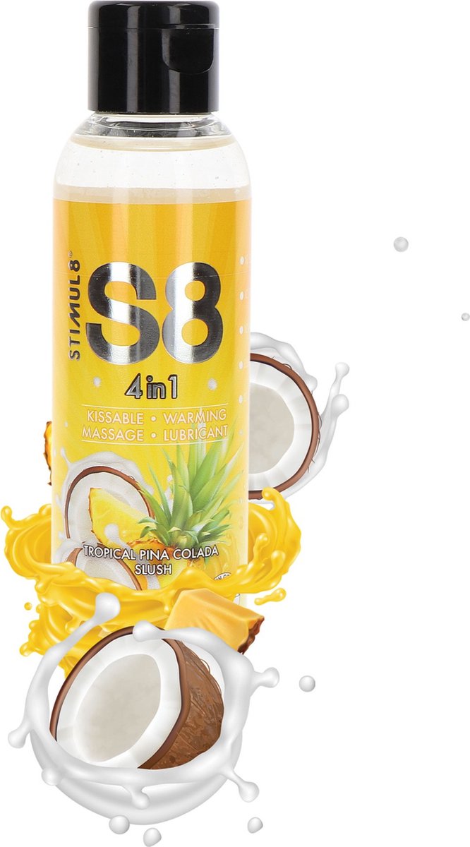 Goedkoopste STIMUL8 - S8 4 IN 1 PINEAPPLE LUBRICANT 125 ML