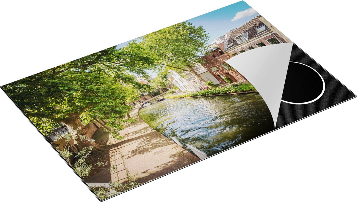 Chefcare Inductie Beschermer Oudegracht in Utrecht - 81,2x52 cm - Afdekplaat Inductie - Kookplaat Beschermer - Inductie Mat