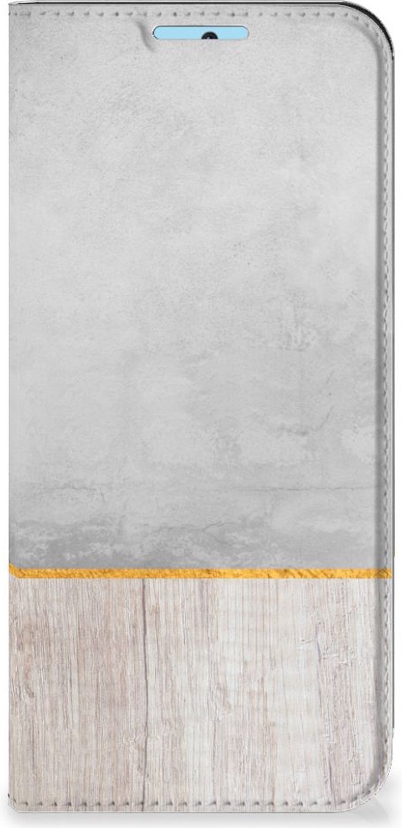 Xiaomi Redmi Note 11/11S Book Wallet Case Wood Concrete