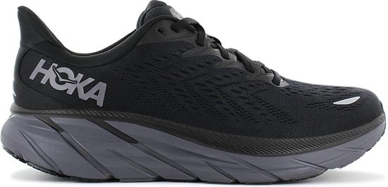 HOKA One One Clifton 8 - Heren Hardloopschoenen Running Schoenen Sportschoenen Zwart 1119393-BBLC - Maat EU 40 US 7