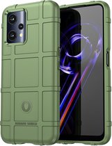 OnePlus Nord CE 2 Lite Hoesje - Rugged Shield TPU Gelcase - Groen - GSM Hoesje - Telefoonhoesje Geschikt Voor OnePlus Nord CE 2 Lite