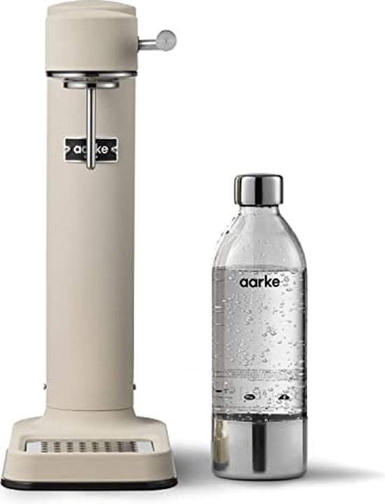 aarke Carbonator 3, Machine à Soda avec Bouteille d'eau, édition spéciale Sand AAC3