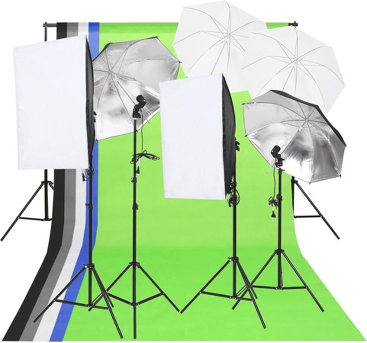 vidaXL - Fotostudioverlichtingsset