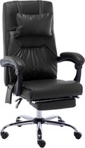 vidaXL-Massage-kantoorstoel-kunstleer-zwart