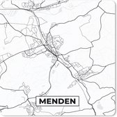 Muismat 30x30 cm - Mousepad Menden - Stadskaart - Plattegrond - Kaart - Muismatten - Stadskaart