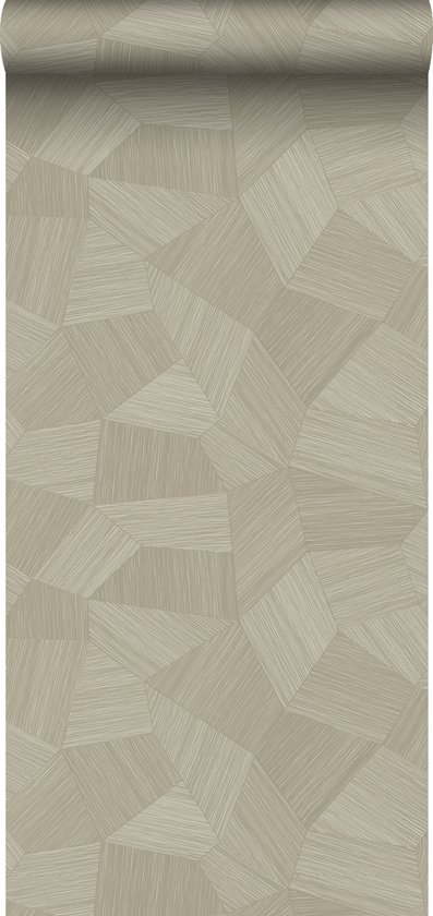Origin Wallcoverings eco-texture vliesbehang grafisch 3D motief zand beige - 347819 - 0.53 x 10.05 m
