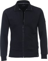Casa Moda - Sport Vest Zip Donkerblauw - Heren - Maat XL - Regular-fit