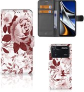 Bookcase Xiaomi Poco X4 Pro 5G GSM Hoesje Watercolor Flowers