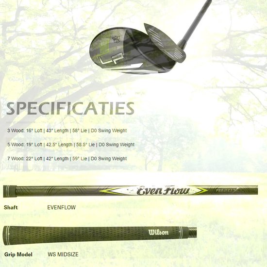 Wilson Launch Pad 2 Ladies Fairway Wood - 5 - 19° Loft - Rechtshandig - Ladies | van Wilson — afbeelding 4