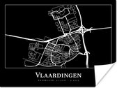 Poster Plattegrond - Vlaardingen - Kaart - Stadskaart - 120x90 cm