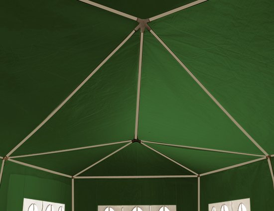 Casaria Paviljoen Topas 3x4m Metaal Waterafstotend UV-bescherming 50