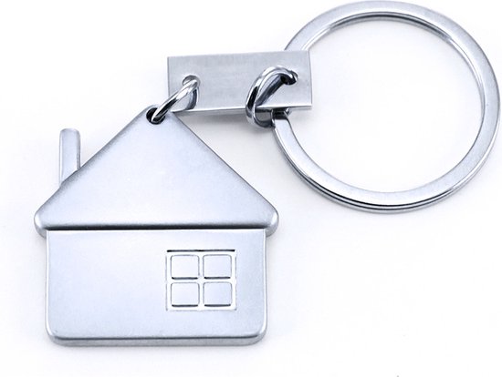 Metalen sleutelhanger huis Housy | vanaf € 1.59