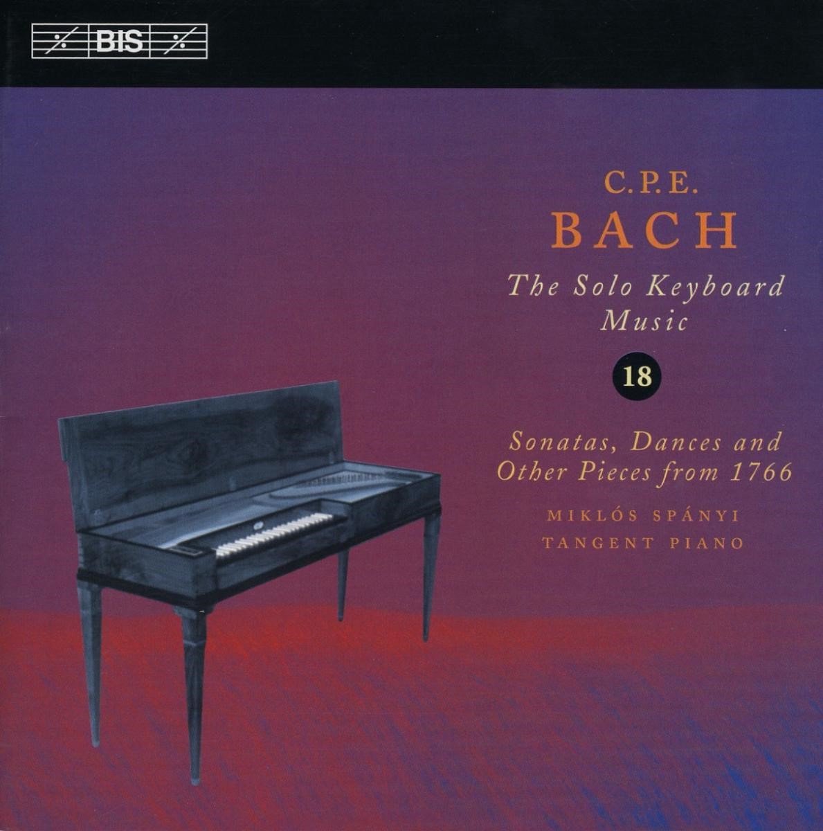 Miklós Spányi - C.P.E. Bach: Solo Keyboard Music, Volume 18 (CD)