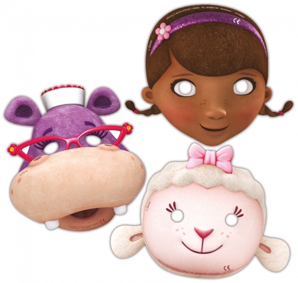Procos Gezichtsmaskers Doc Mcstuffins Junior One Size 6 Stuks