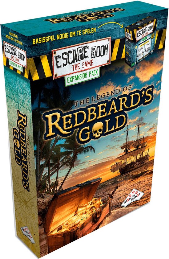 Escape Room The Game uitbreidingsset The Legend of Redbeard's Gold