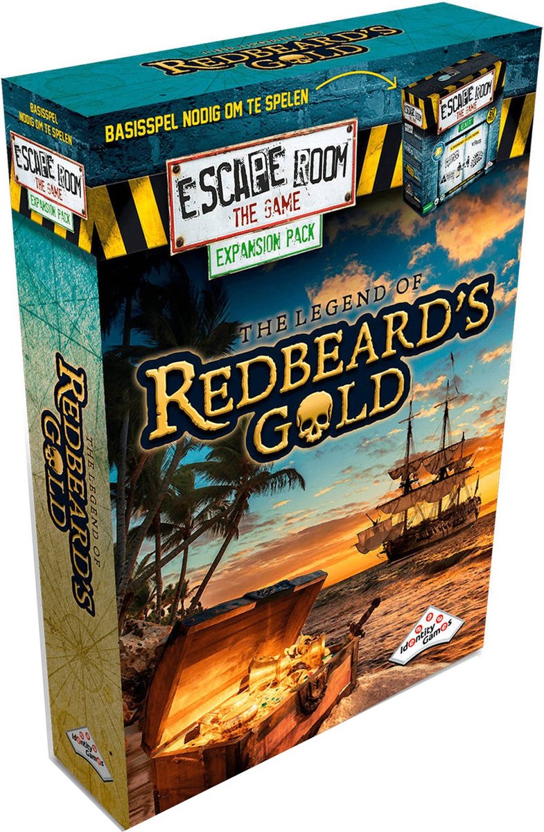 Escape Room The Game uitbreidingsset The Legend of Redbeard's Gold - Identity Games