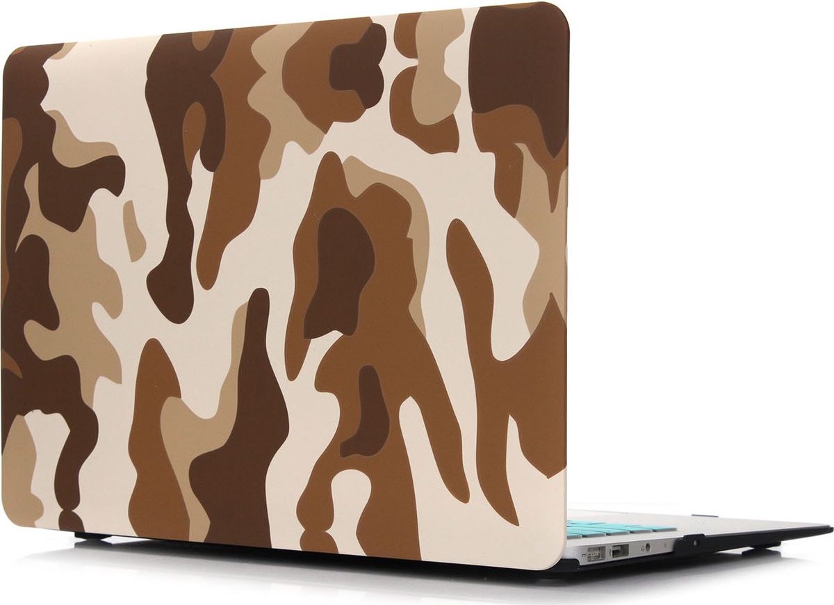 Apple MacBook Air 13 (2010-2019) Case - Mobigear - Design Serie - Hardcover - Desert Camauflage - Apple MacBook Air 13 (2010-2019) Cover