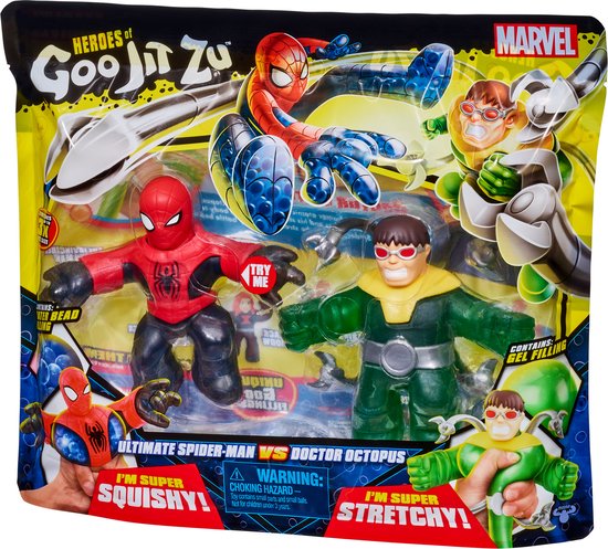 Goo Jit Zu Marvel Versus Pack - Spider Man Vs Docteur Octopus