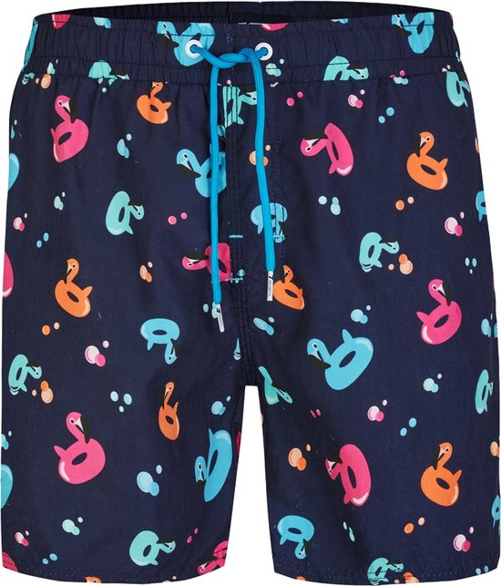 Happy Shorts Zwemshort Flamingo Zwemband - Maat L - Zwembroek | bol.com