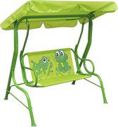 vidaXL Chaise à bascule pour enfants vert