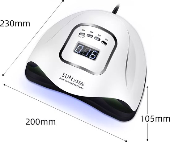 UV Lamp Gelnagels - 80 Watt - LED Nagellamp - Nageldroger - LED Lamp Nagels