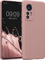 kwmobile telefoonhoesje geschikt voor Xiaomi 12 / 12X - Hoesje voor smartphone - Precisie camera uitsnede - In winter roze